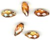 1 13x6.5mm Copper Crystal Swarovski Briolette Drop